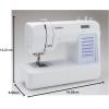 imageBrother CS5055 Computerized Sewing Machine 60 Builtin Stitches LCD Display 7 Included Feet WhiteNew Model CS5055