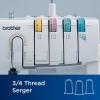 imageBrother Coverstitch Serger 2340CV Sturdy Metal Frame 1100 Stitches Per Minute Trim Trap Included Snapon Presser FeetIncluded Snapon Presser Foot