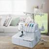 imageBrother Coverstitch Serger 2340CV Sturdy Metal Frame 1100 Stitches Per Minute Trim Trap Included Snapon Presser FeetIncluded Snapon Presser Foot