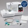 imageBrother PE550D Embroidery Machine 125 Builtin Designs Including 45 Disney Designs 4quot x 4quot Hoop Area Large 32quot LCD Touchscreen USB Port 9 Font StylesPE550D