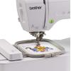 imageBrother PE550D Embroidery Machine 125 Builtin Designs Including 45 Disney Designs 4quot x 4quot Hoop Area Large 32quot LCD Touchscreen USB Port 9 Font StylesPE550D