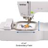 imageBrother PE550D Embroidery Machine 125 Builtin Designs Including 45 Disney Designs 4quot x 4quot Hoop Area Large 32quot LCD Touchscreen USB Port 9 Font StylesPE550D