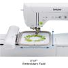 imageBrother SE1900 Sewing and Embroidery Machine 138 Designs 240 Builtin Stitches Computerized 5quot x 7quot Hoop Area 32quot LCD Touchscreen Display 8 Included Feet