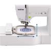 imageBrother SE600 Sewing and Embroidery Machine 80 Designs 103 BuiltIn Stitches Computerized 4quot x 4quot Hoop Area 32quot LCD Touchscreen Display 7 Included FeetSE600