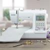 imageBrother SE600 Sewing and Embroidery Machine 80 Designs 103 BuiltIn Stitches Computerized 4quot x 4quot Hoop Area 32quot LCD Touchscreen Display 7 Included FeetSE600