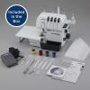 imageBrother ST4031HD Serger Strong ampamp Tough Serger 1300 Stitches Per Minute Durable Metal Frame Overlock Machine Large Extension Table 3 Included Accessory Feet 1299 x 1437 x 1701 in WhiteST4031HD