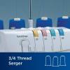 imageBrother Serger 1034D HeavyDuty Metal Frame Overlock Machine 1300 Stitches Per Minute Removeable Trim Trap 3 Included Accessory Feet White1034D