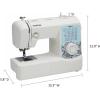 imageBrother Sewing and Quilting Machine XR3774 37 Builtin Stitches Wide Table 8 Included Sewing FeetSewing Machine