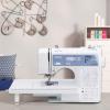 imageBrother XR9550PRW Sewing and Quilting Machine Project Runway 165 Builtin Stitches LCD Display Wide Table 8 Included Feet