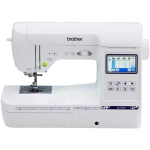 imageBrother SE1900 Sewing and Embroidery Machine 138 Designs 240 Builtin Stitches Computerized 5quot x 7quot Hoop Area 32quot LCD Touchscreen Display 8 Included Feet
