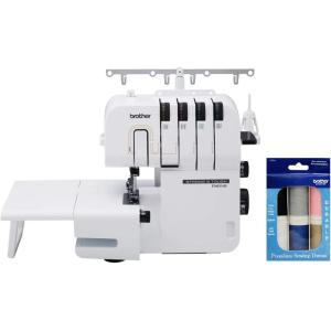 imageBrother ST4031HD Serger Strong ampamp Tough Serger 1300 Stitches Per Minute Durable Metal Frame Overlock Machine Large Extension Table 3 Included Accessory Feet 1299 x 1437 x 1701 in WhiteST4031HD  Thread