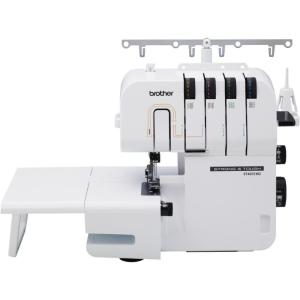 imageBrother ST4031HD Serger Strong ampamp Tough Serger 1300 Stitches Per Minute Durable Metal Frame Overlock Machine Large Extension Table 3 Included Accessory Feet 1299 x 1437 x 1701 in WhiteST4031HD