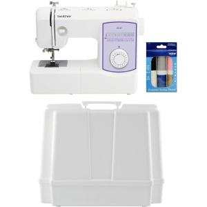 imageBrother Sewing Machine GX37 37 Builtin Stitches 6 Included Sewing FeetGX37  Case  Thread