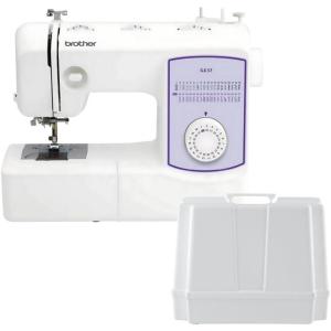 imageBrother Sewing Machine GX37 37 Builtin Stitches 6 Included Sewing FeetGX37  Case
