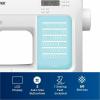 imageBrother CP60X Computerized Sewing Machine 60 Builtin Stitches LCD Display 7 Included Feet WhiteCP60X