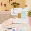 imageBrother CP60X Computerized Sewing Machine 60 Builtin Stitches LCD Display 7 Included Feet WhiteCP60X