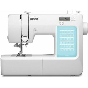imageBrother CP60X Computerized Sewing Machine 60 Builtin Stitches LCD Display 7 Included Feet WhiteCP60X
