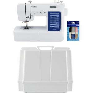 imageBrother CS7000X Computerized Sewing and Quilting Machine 70 Builtin Stitches LCD Display Wide Table 10 Included Feet WhiteCS7000X  ThreadCase