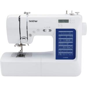 imageBrother CS7000X Computerized Sewing and Quilting Machine 70 Builtin Stitches LCD Display Wide Table 10 Included Feet WhiteCS7000X