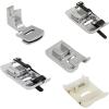 imageBrother Sewing and Quilting Machine Computerized 165 Builtin Stitches LCD Display Wide Table 8 Included Presser Feet White 20x12x17XR9550  Feet