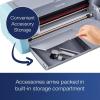 imageBrother ScanNCut SDX125E Electronic DIY Cutting Machine with Scanner Make Custom Stickers Vinyl Wall Art Greeting Cards and More with 682 Included PatternsTitaniumAquaGreyAqua