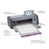 imageBrother ScanNCut SDX125E Electronic DIY Cutting Machine with Scanner Make Custom Stickers Vinyl Wall Art Greeting Cards and More with 682 Included PatternsTitaniumAquaTitaniumGrey