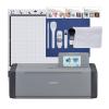 imageBrother ScanNCut SDX125E Electronic DIY Cutting Machine with Scanner Make Custom Stickers Vinyl Wall Art Greeting Cards and More with 682 Included PatternsTitaniumAquaGreyTitanium