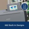 imageBrother ScanNCut SDX125E Electronic DIY Cutting Machine with Scanner Make Custom Stickers Vinyl Wall Art Greeting Cards and More with 682 Included PatternsTitaniumAquaTitaniumGrey
