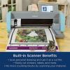 imageBrother ScanNCut SDX125E Electronic DIY Cutting Machine with Scanner Make Custom Stickers Vinyl Wall Art Greeting Cards and More with 682 Included PatternsTitaniumAquaGreyAqua