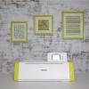 imageBrother ScanNCut SDX85C Electronic DIY Cutting Machine with Scanner Make Vinyl Wall Art Appliques Homemade Cards and More with 251 Included PatternsCharcoalWhiteGreen