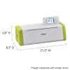 imageBrother ScanNCut SDX85C Electronic DIY Cutting Machine with Scanner Make Vinyl Wall Art Appliques Homemade Cards and More with 251 Included PatternsCharcoalWhiteGreen