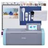 imageBrother ScanNCut SDX125E Electronic DIY Cutting Machine with Scanner Make Custom Stickers Vinyl Wall Art Greeting Cards and More with 682 Included PatternsTitaniumAquaTitaniumAqua