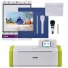 imageBrother ScanNCut SDX85C Electronic DIY Cutting Machine with Scanner Make Vinyl Wall Art Appliques Homemade Cards and More with 251 Included PatternsCharcoalWhiteGreen