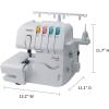 imageBrother Serger 1034DX Durable Metal frame Overlock Machine 1300 Stitches Per Minute Trim Trap 3 Accessory Feet and Protective Cover Included