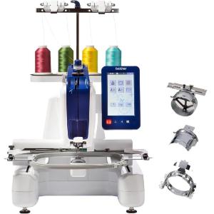 imageBrother Persona PRS100 Single Needle Embroidery Machine with 4Spool Thread Stand and Free Arm EmbroideryPRS100  Cap Frame